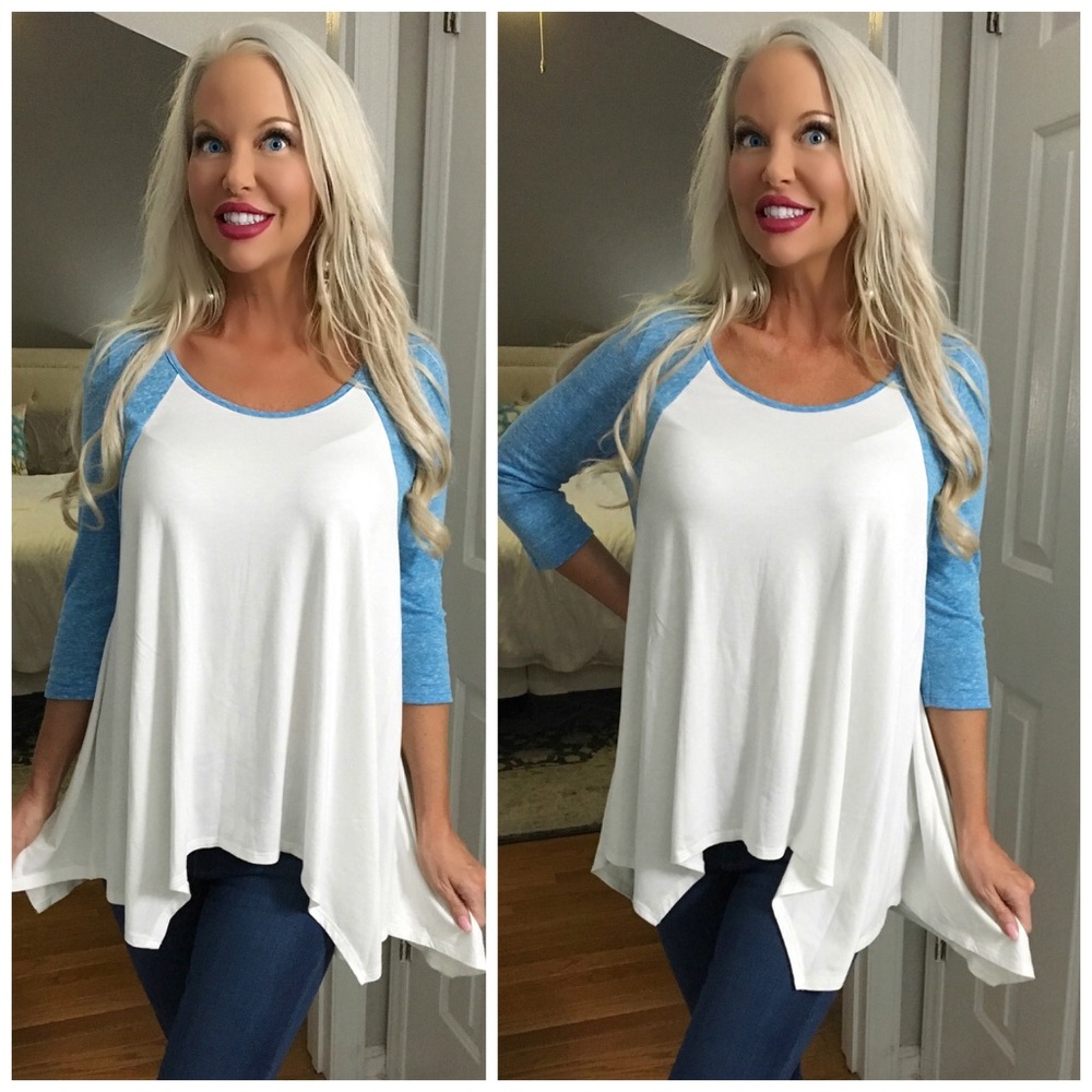 😊LAST 1! Darling Oversized Asymmetric Hem Tunic! - Picture 2 of 2